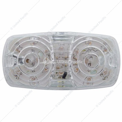 16 LED Rectangular  Clearance Marker Light with 2 Wires  -  38326