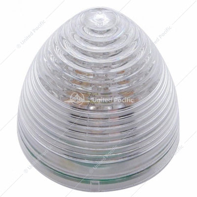 9 LED 2" Beehive Clearance/Marker Light Amber LED/Clear Lens  -  38366