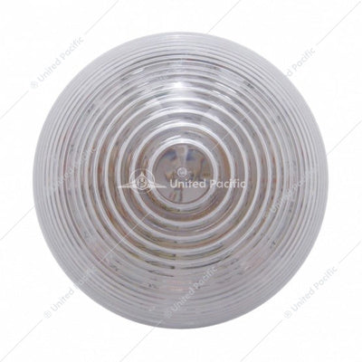 9 LED 2" Beehive Clearance/Marker Light Red LED/Clear Lens  -  38367