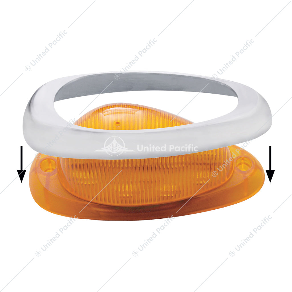 15 LED Freightliner Sleeper Clearance/Marker  Light-AMBER -38448