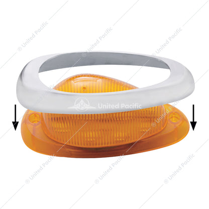 15 LED Freightliner Sleeper Clearance/Marker  Light-AMBER -38448