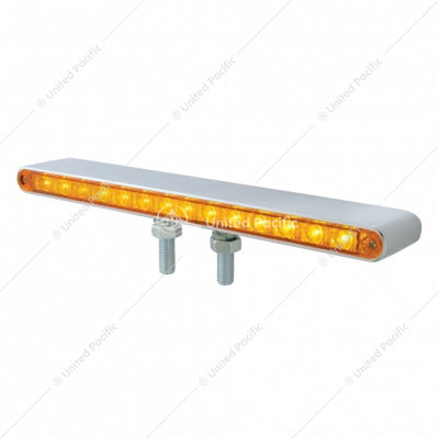 14 LED 12" Double Face Light Bar Amber/Red Lens - 39204