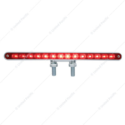 14 LED 12" Double Face Light Bar Amber/Red Lens - 39204