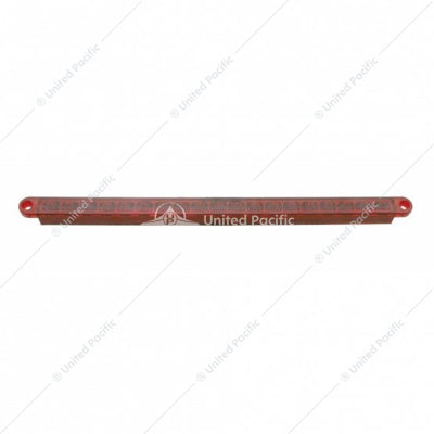 19 LED 12 Inch Reflector Stop/Turn/Tail  Light Bar Red  -  39774