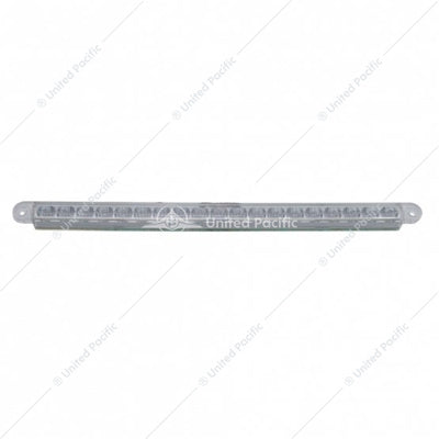 19 LED 12 Inch  Reflector Turn Signal Light Bar Amber LED/Clear Lens  -  39775