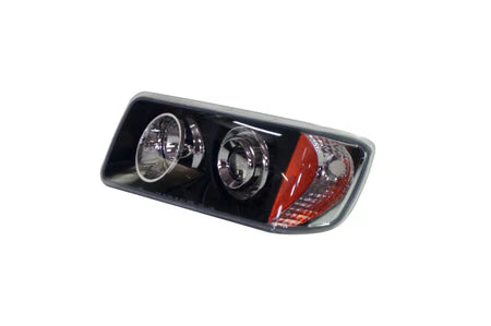 Freightliner FLD 120 Black Projector Headlight Driver Side  -  40542