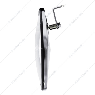 Stainless Steel Convex Mirror with Offset Mounting Stud 8 1/2"  -  60035