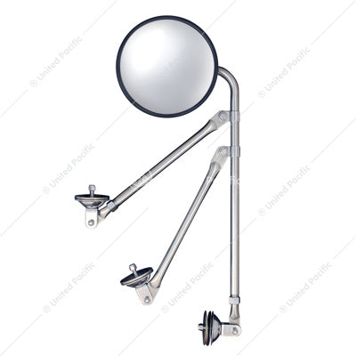 Stainless Tripod Fender Mirror 8 1/2  -  60036