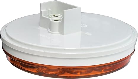 24V 4 inch Round Fleet Amber/Amber 18 Sealed Light  -  76450