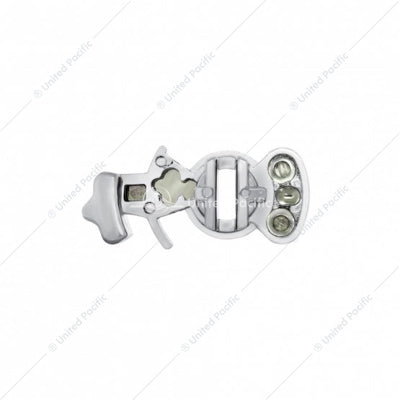 Chrome Plastic Splitter Button For Eaton Shifter 13 Speed A-6913  -  70268