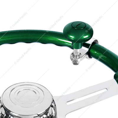 Heavy Duty Steering Wheel Spinner Emerald Green  - 70363