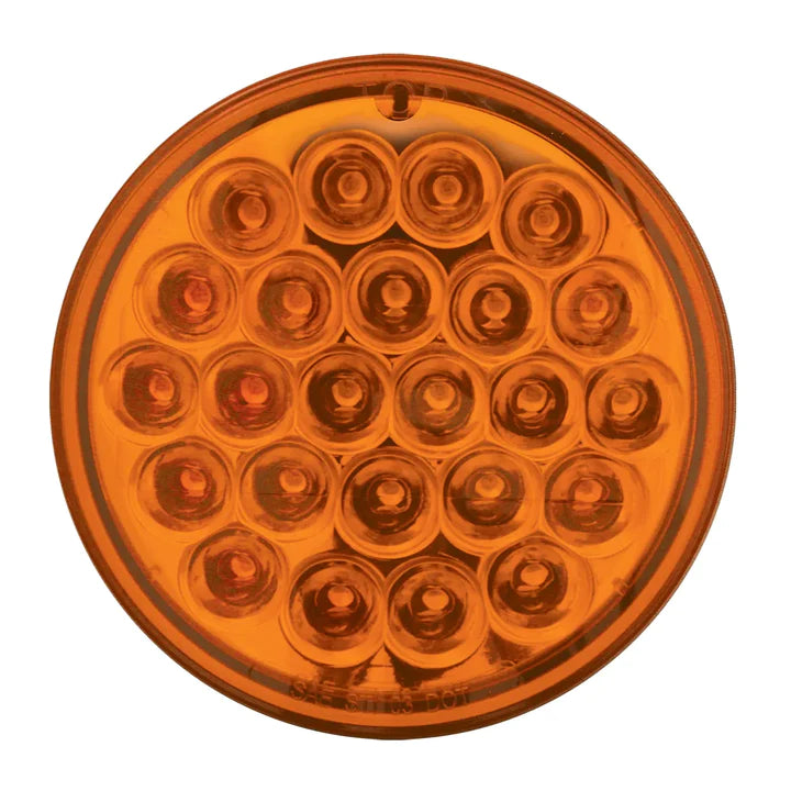 4” Pearl Amber 24 LED Light Amber Lens  -  78270