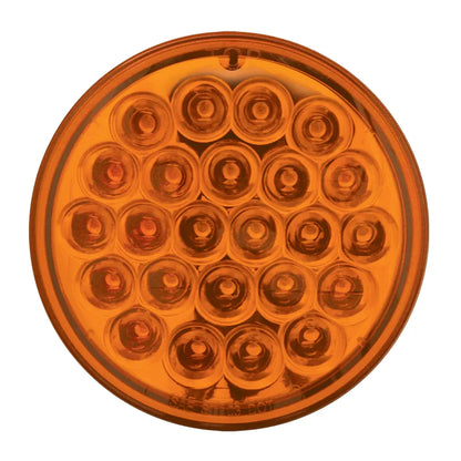 4” Pearl Amber 24 LED Light Amber Lens  -  78270