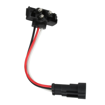 Male 3 Pin Sealed Plug To Male Right  Angle 3 Pin Adapter  -  88099