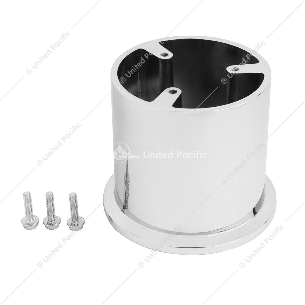Chrome Steering Wheel Hub For 2007+ Freightliners  -  88238