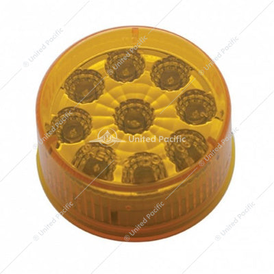 9 LED 2" Reflector Clearance/Marker Light Amber LED  -  38849