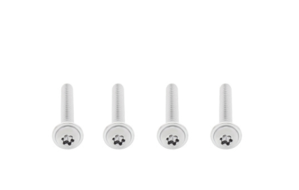 Chrome grille screw set for 2008–2017 Freightliner Cascadia with 4 screws, OEM #23-13578-040