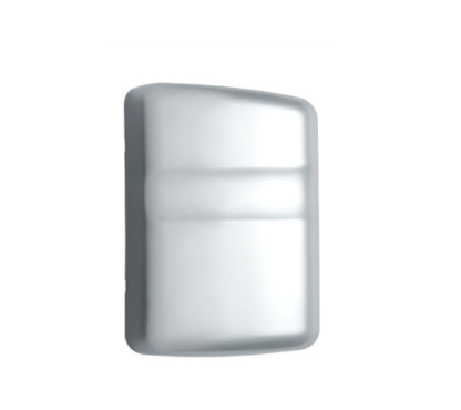 Chrome plastic bottom mirror post cover for 2000-2010 International 9200i, 9400i, 9900i driver side