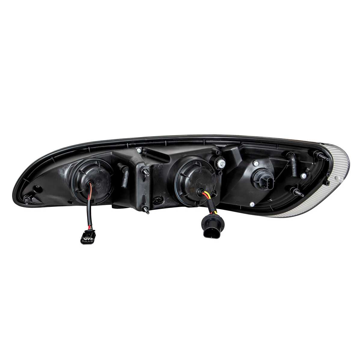 Chrome Projection Headlight With LED Dual Function Light Bar For PB 386 (2005-2015) & 387 (1999-2010) Passenger Right  -  31253