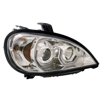 Chrome  Projection Headlight with LED Position Light For 2001-2020 Freightliner Columbia Passenger  -  31257