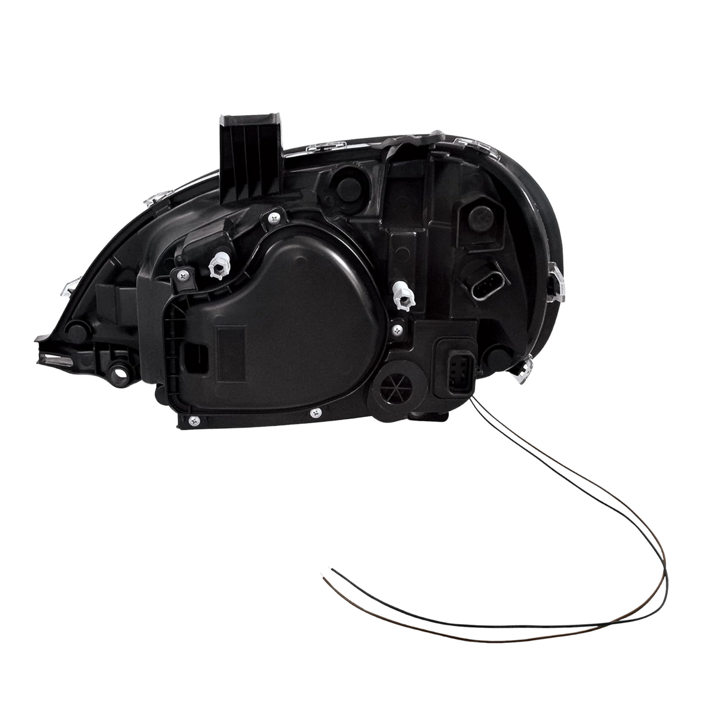 Chrome  Projection Headlight with LED Position Light For 2001-2020 Freightliner Columbia Passenger  -  31257