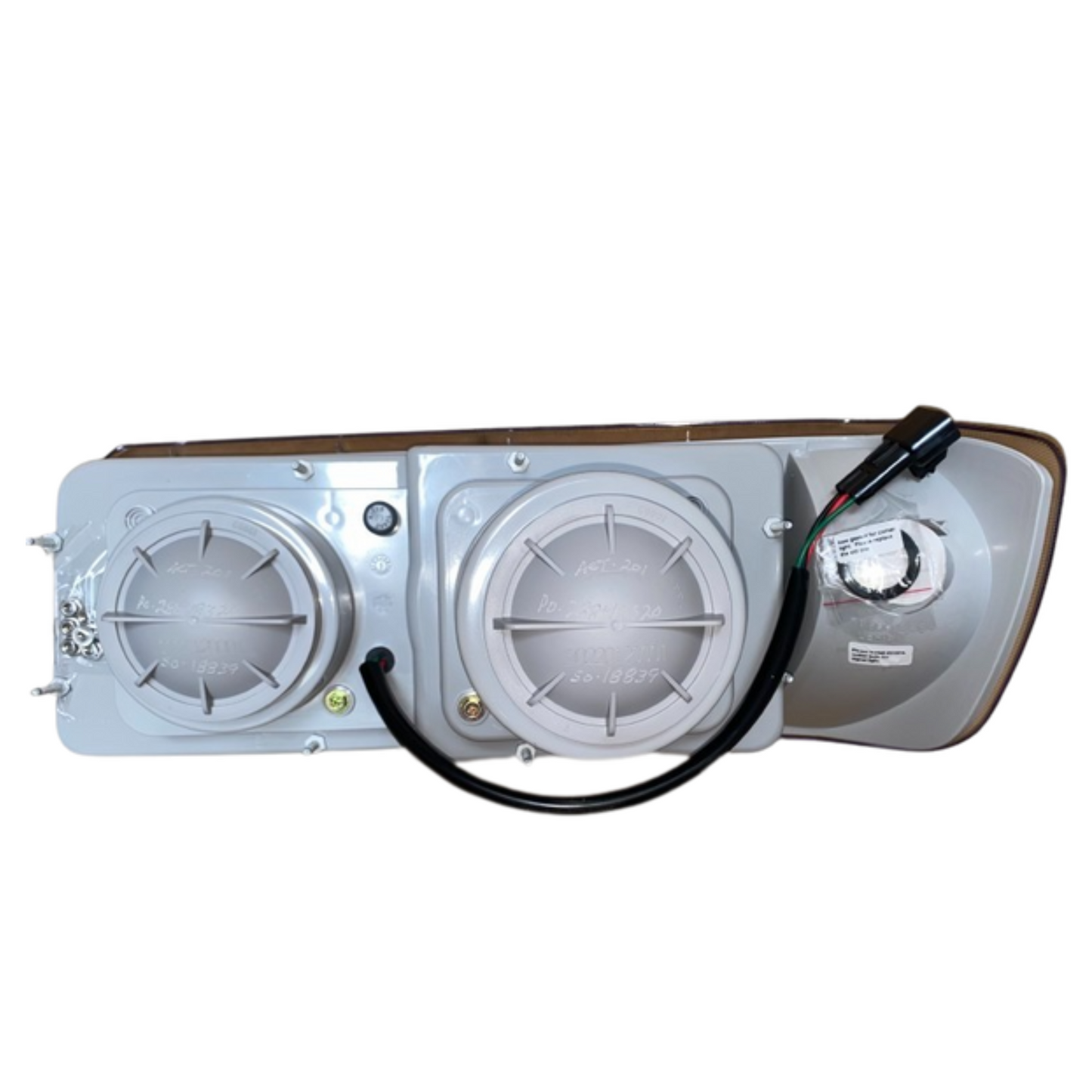 Freightliner FLD 120 Chrome Projector Headlight  Passenger Side  -  40551