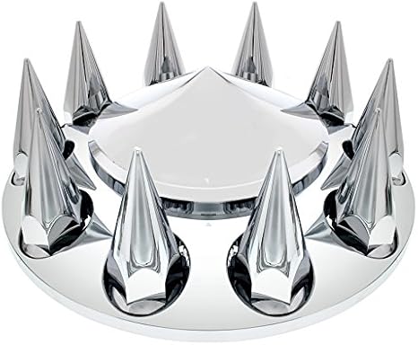 Chrome Pointed Axle Cover Combo Kit  -  10308