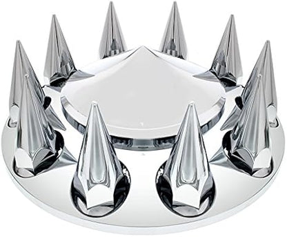 Chrome Pointed Axle Cover Combo Kit  -  10308