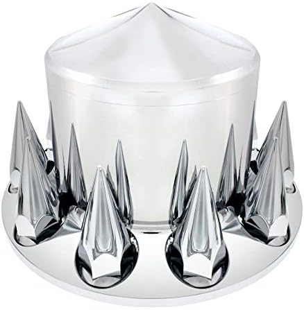 Chrome Pointed Axle Cover Combo Kit  -  10308