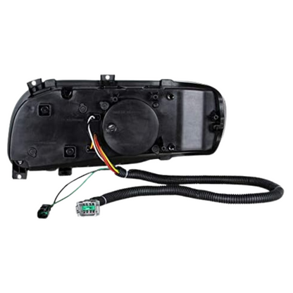 High Power 10 LED Blackout Headlight with 6 LED Turn & 100 LED Halo For 2008-15 PB 388 & 2008-2021 389 - Passenger  -  35787