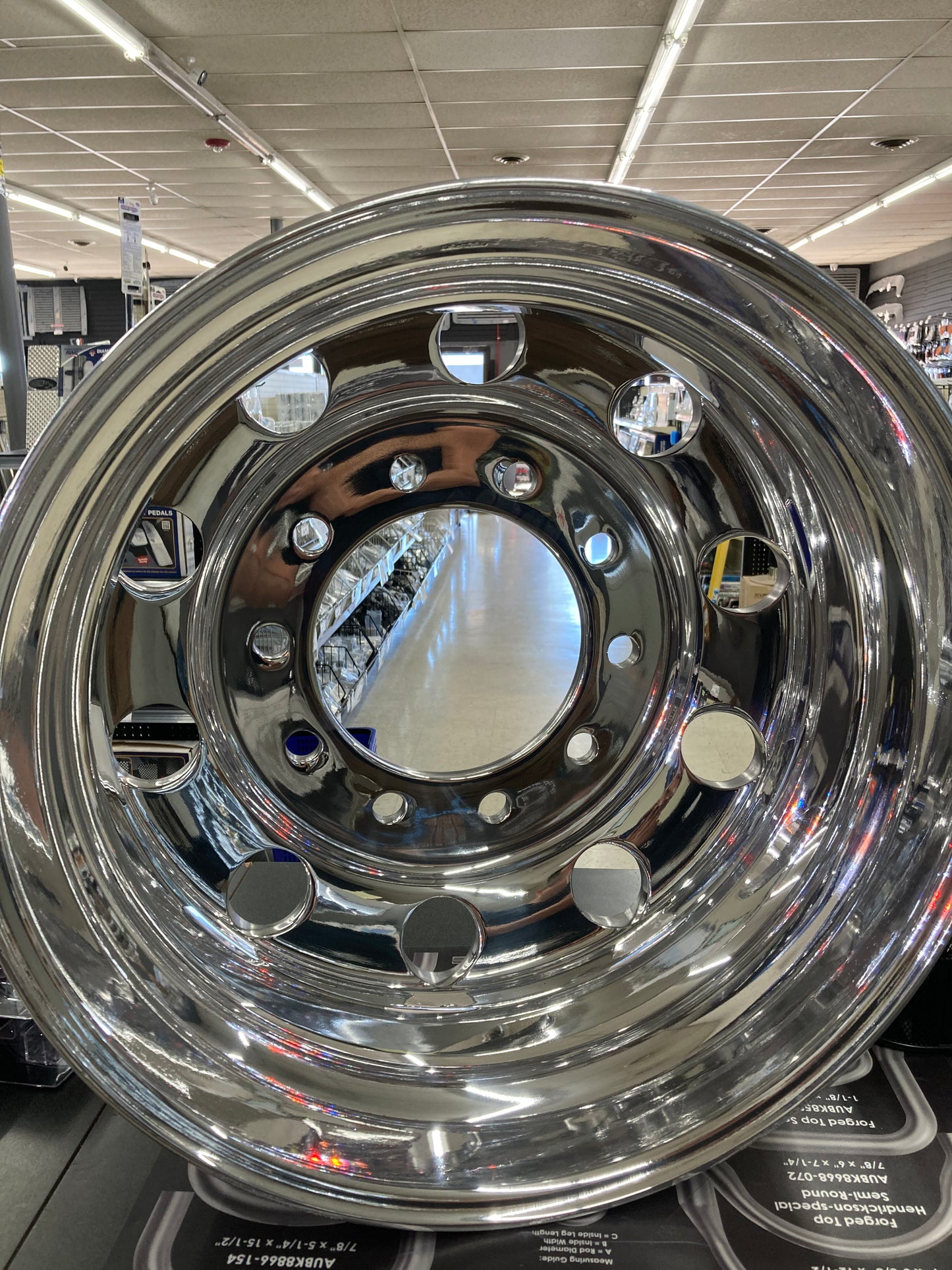 Polished Rims Used 22.5  Rear - GCS100-R