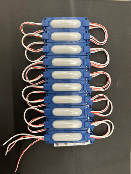 Blue 6 Led Glo light bars 20 bar strep w tape 10.3' long 2w 12v  -  40626