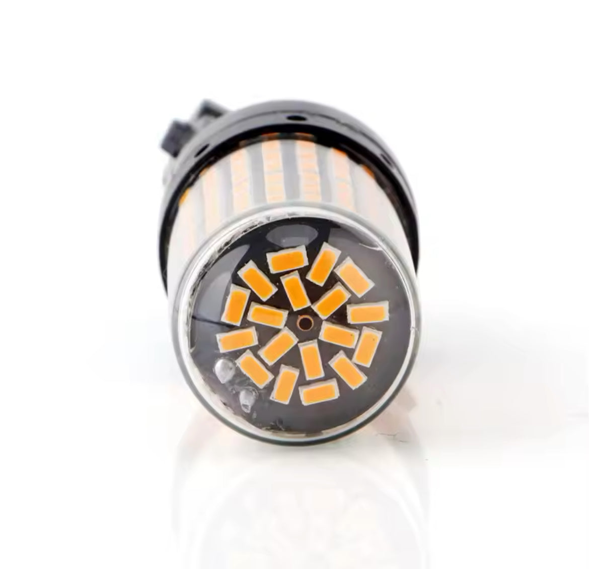 2Pcs Amber T25 3157 LED   - 3157 P27/7W T25