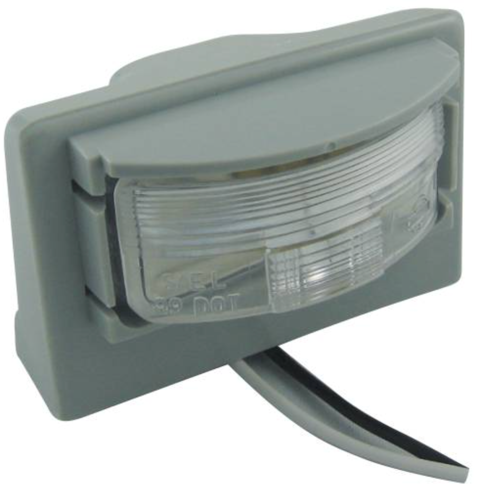 License Lamp Complete with Light & Pigtail - MTLP2002