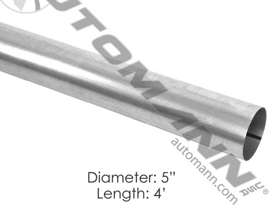 Straight Tubing 5in x 4ft Aluminized - 562.U7150-4A