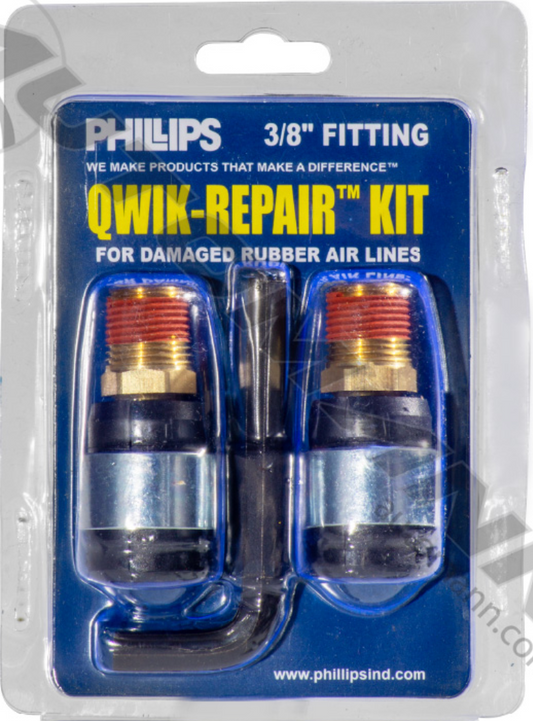 Air Brake Hose 3/8" QWIK-REPAIR Kit - PHI12-052