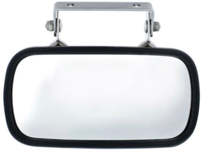 Rectangular Stainless Over Door Convex Mirror W/ Mounting Bracket - 43001