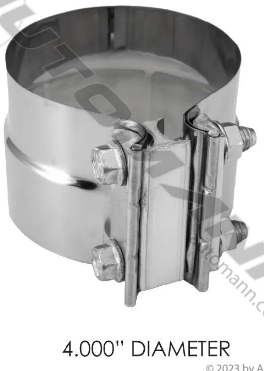 Band Clamp Preformed 4" Stainless Steel Torca - 562.U3145SS-T