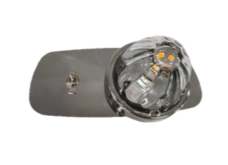 Stainless Bracket for Kenworth T660/W900 Dome Light (Passenger) - SS-1029R