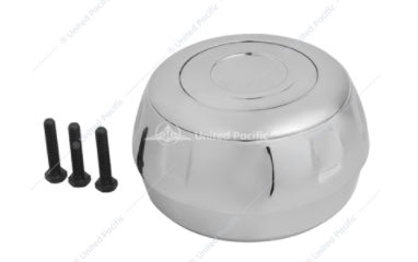 Chrome Steering Wheel Hub Kit For 2006+ Peterbilt & 2003+ Kenworth  - 88259