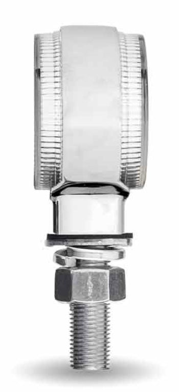 Amber/Red Clearance Marker to Blue Auxiliary 1.8″ Mini Double Face Round Light - TLED-DL1XB