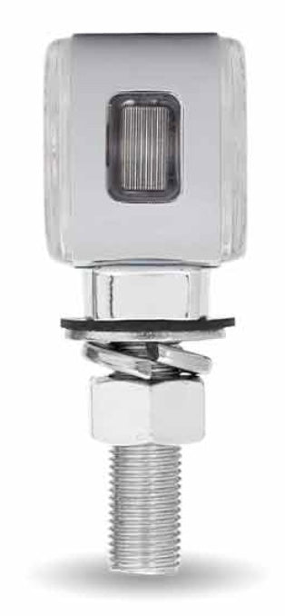 Amber/Red Clearance Marker to Blue Auxiliary 1.5″ x 3″ Mini Double Face Rectangular Light - TLED-DR1XB