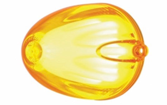 9 LED Dual Function GloLight Watermelon Grakon 1000 Style Cab Light - Amber LED/Amber Lens - 36662