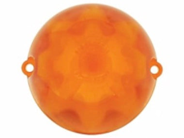 9 LED Dual Function GloLight Watermelon Grakon 1000 Style Cab Light - Amber LED/Amber Lens - 36662