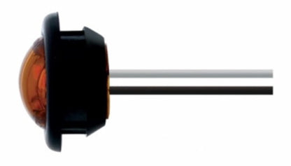 Single LED 3/4" Mini Light (Clearance/Marker) Amber - 36843