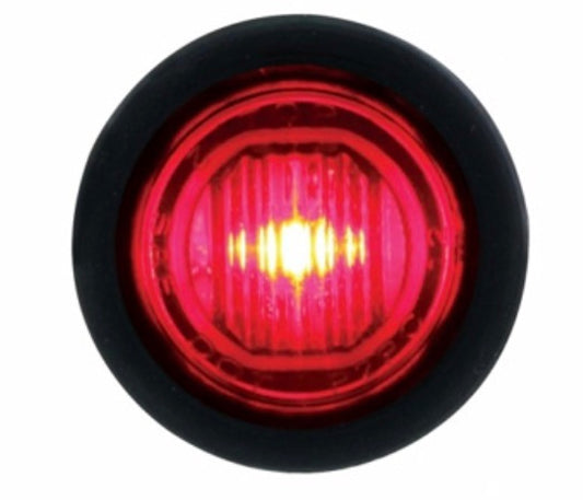 Single LED 3/4" Mini Light (Clearance/Marker) Red - 36844