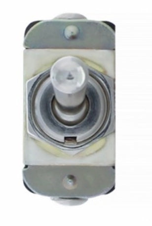 2 Pin, 10 Amp - 12V DC On-Off Metal Toggle Switch W/ 2 Screw Terminals - 40001