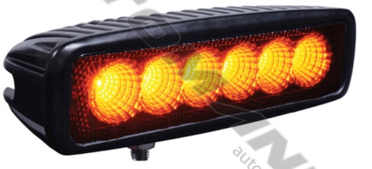571.LD957WL6A3 - Work Lamp LED Amber Flood 6" 1620 Lumens
