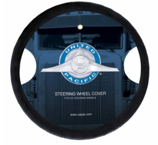 18" Blue Perforated Leather Steering Wheel Cover - 70135