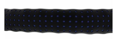 18" Blue Perforated Leather Steering Wheel Cover - 70135